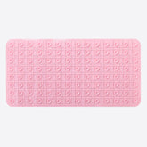 Kuber Industries Bath Mat | PVC Bathroom Mat | Shower Bath Mat | Floor Tub Mat | Bathroom Mud Mat | Anti-Skid Shower Bathroom Mat | L-YSD-B | Pink